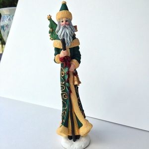 Vintage 1996 Pencil Santa Lenox Christmas Collectible